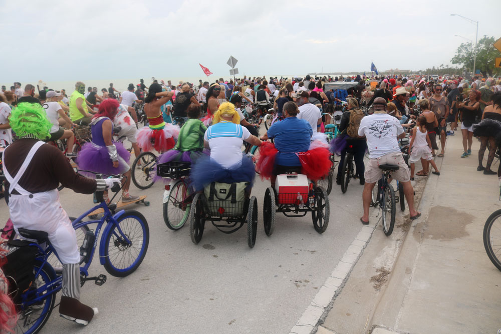 Zombie Bike Ride 2017 photo - Duval Street, Key West